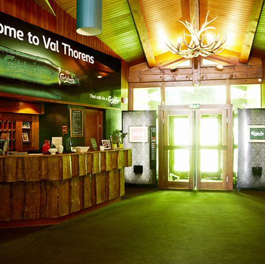 Carlsberg Beer / After Ski Hotel BTL Campaign