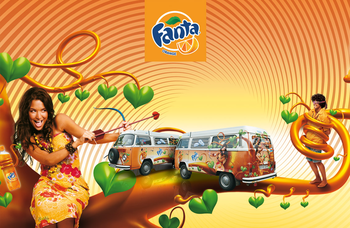 Fanta / VW Campaign Beetle Design