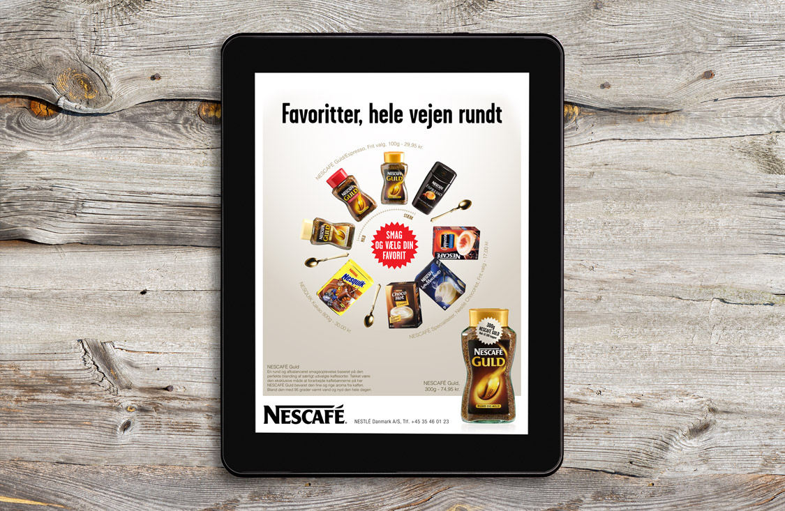 Nescafé / Design and print campaign