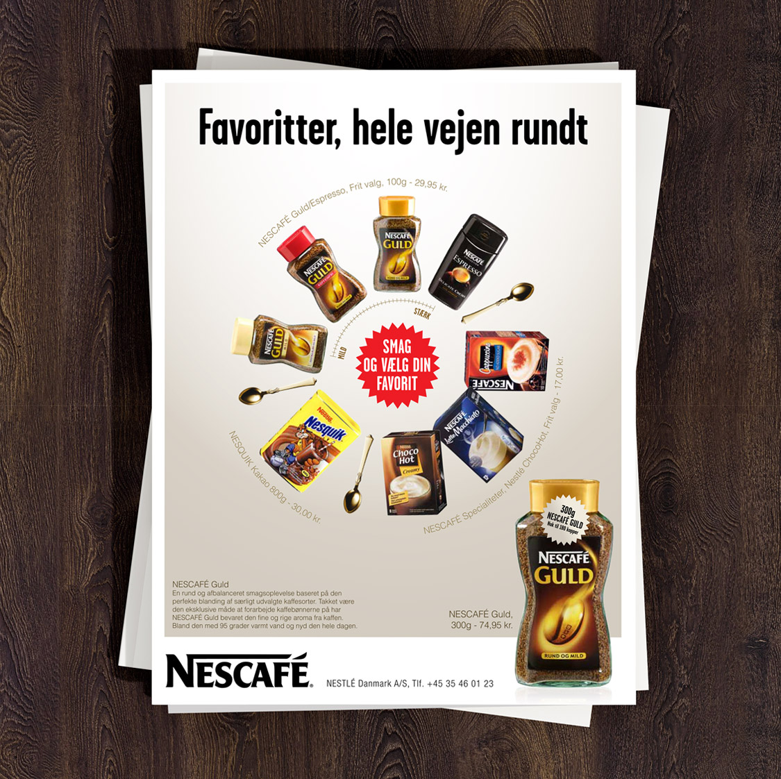 Nescafé / Design and print campaign
